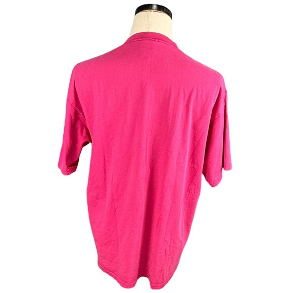 Vintage Mickey Unlimited Disney XL Pink T-Shirt Single Stitch 90s Classic Style - Picture 3 of 8